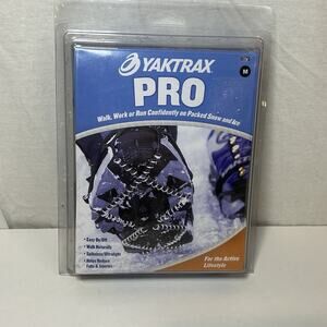 YAKTRAX PRO Ice Snow Traction Cleats Medium Black Size: W 10.5-12.5 / M 9-11